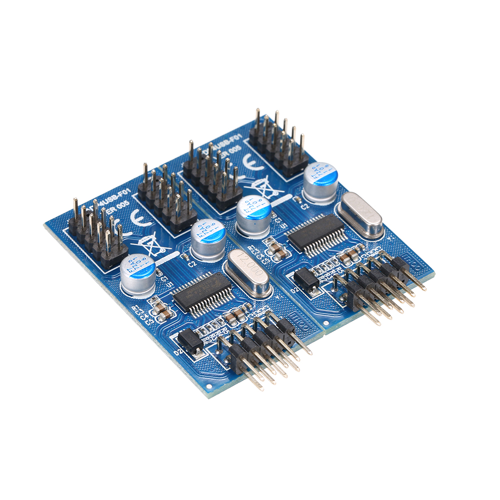 Thẻ Mở Rộng Cáp USB Hub 9pin Male 1 Sang 4 Female