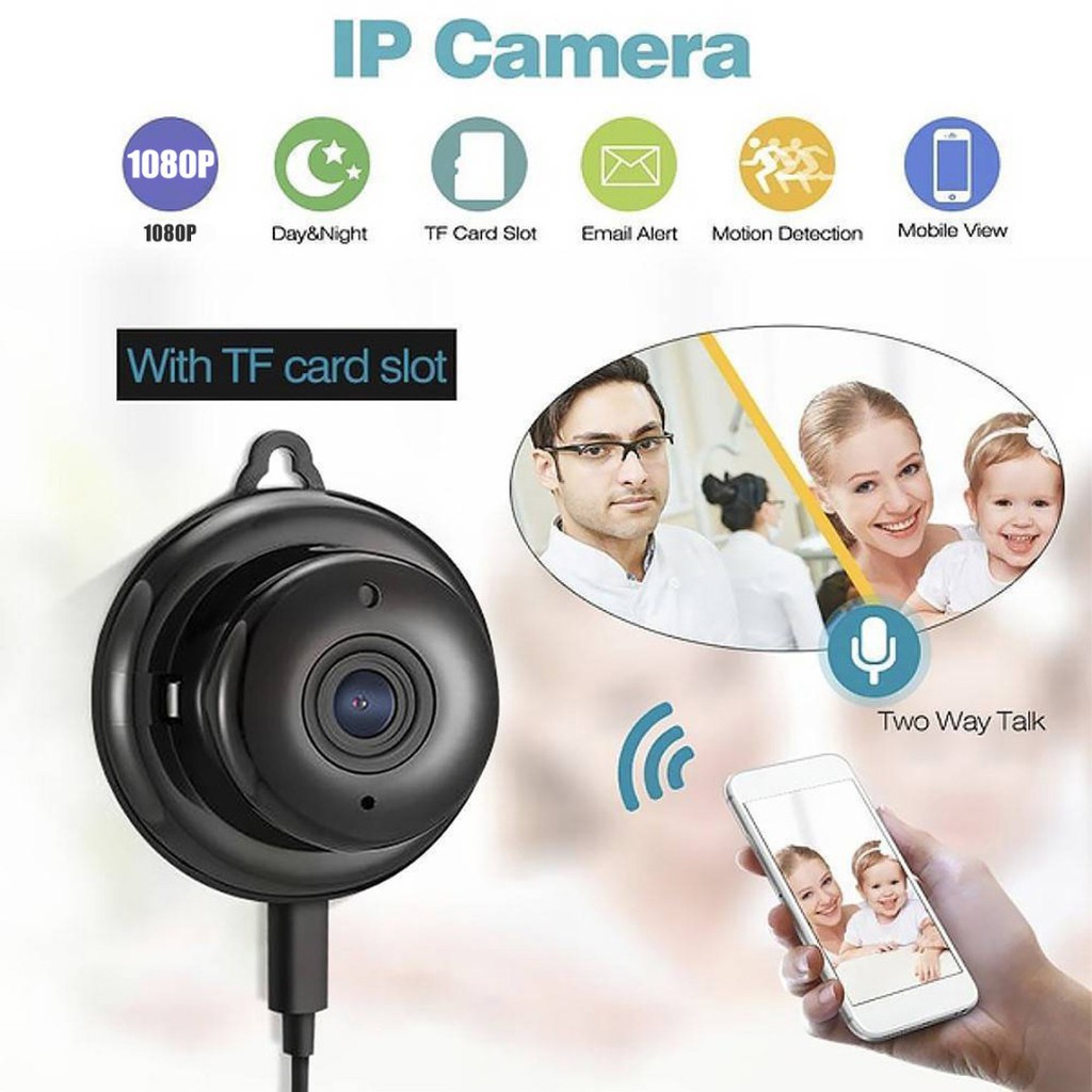 Camera mini Wifi Góc Rộng HD V380 E06