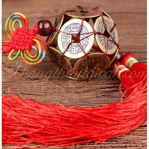 Dây xu Kim Tiền Bảo 32cm phong thuỷ chiêu lộc,tài,hoá sát
