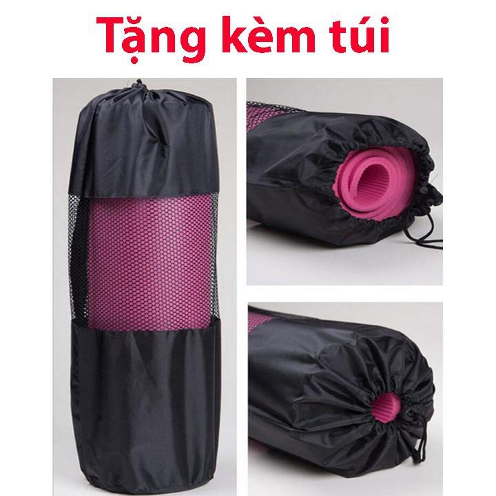 Thảm tập YOGA TPE hàng nhập cao cấp dày 10mm (Kèm ảnh thật) TẶNG KÈM TÚI ĐỰNG