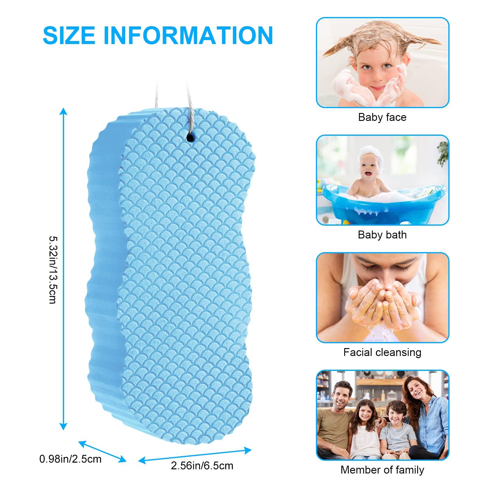 Bathing Sponge massage Sponge tắm Sponge, 4PCS Ultra Soft Bath Body Body Sprid