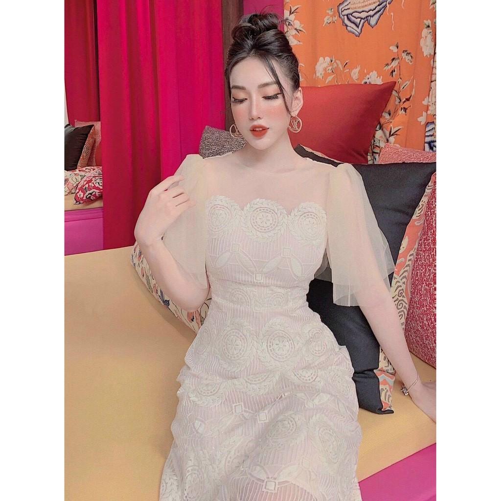 ĐẦM REN TAY LƯỚI (KÈM VIDEO HÌNH THẬT)
