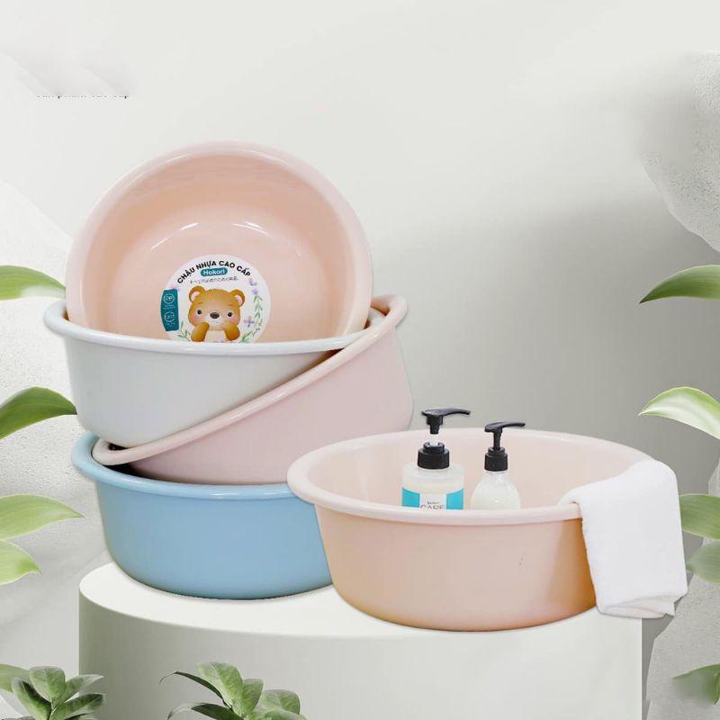 Chậu nhựa Cao cấp Hokori chậu tắm cho trẻ em