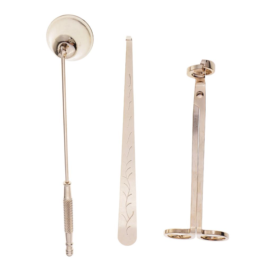 Dài Nến Bấc Dụng Cụ Chăm Sóc Bấc Tông Đơ, Bấc Snuffer Bấc Phi Tiêu Kim Loại 3X