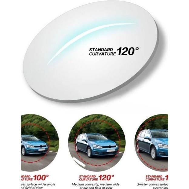 Gương cầu ô tô lùi vô tận gương tròn nhỏ gương xoay 360 độ