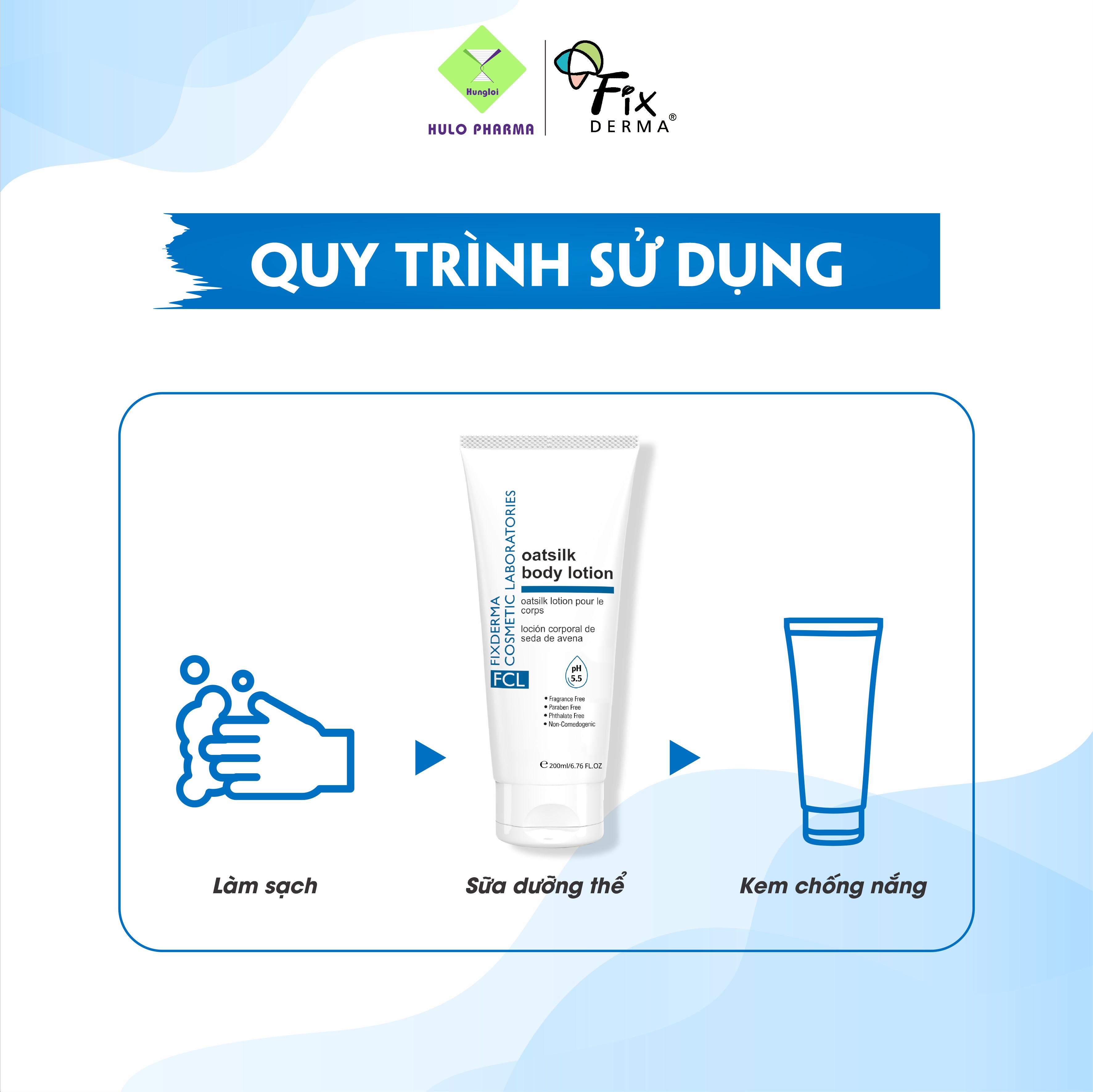 Sữa Tắm Dưỡng Ẩm FCL Oatsilk Soap Free Body Wash Làm Mêm Mịn Cho Da Nhạy Cảm 200ml - Hùng Lợi