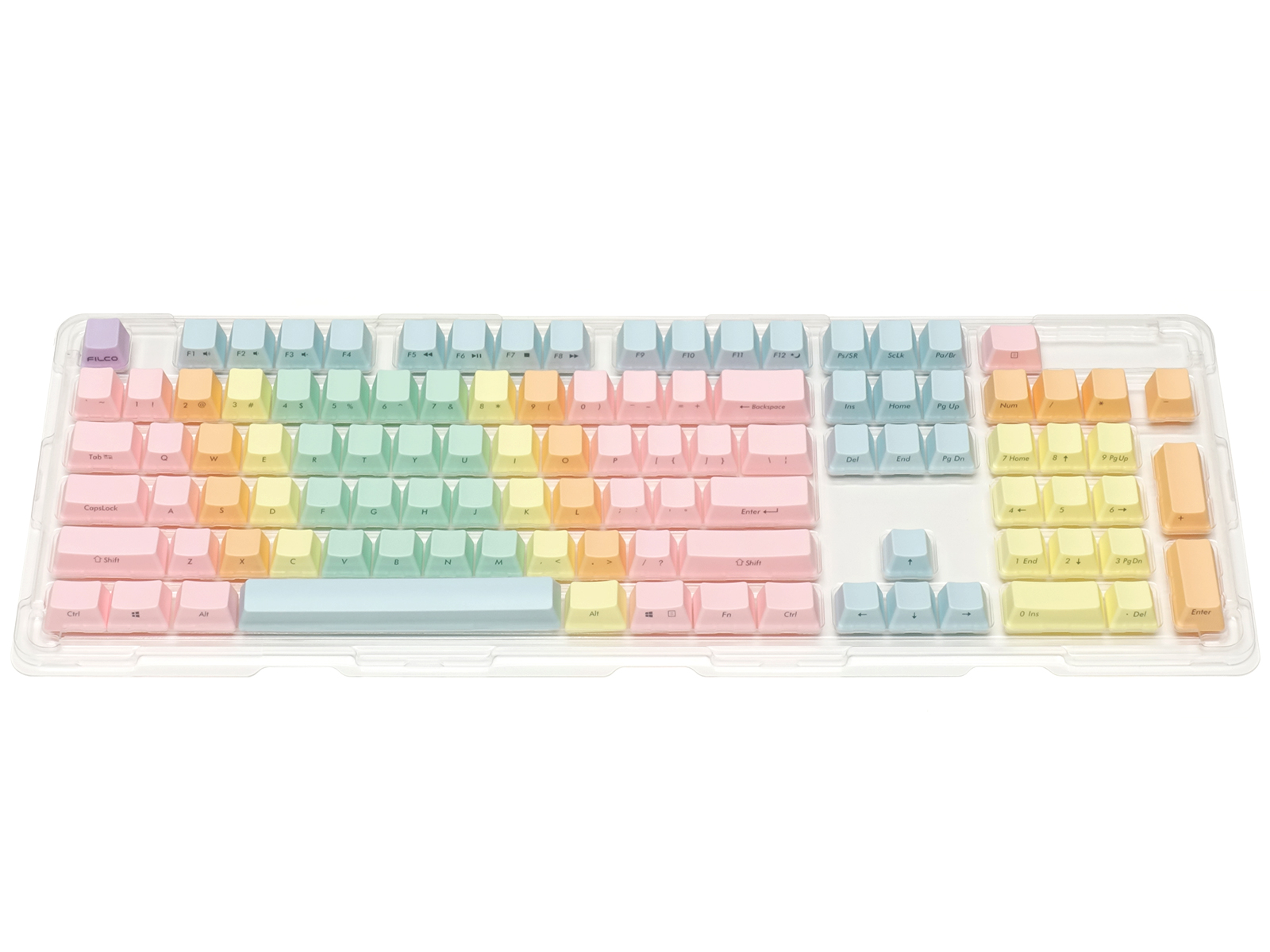 Bộ keycap Filco Macaron 104 phím - Chữ Ninja - Hàng Chính Hãng