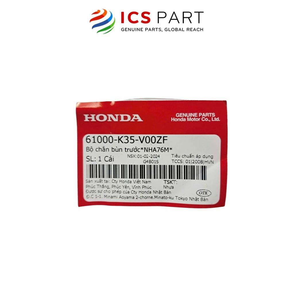 Dè Trước (Chắn Bùn Trước) HONDA Pcx 2014-2015 Đen Sần (Đen Mờ) Nha76M (Có Tem) (61000K35V00ZF)