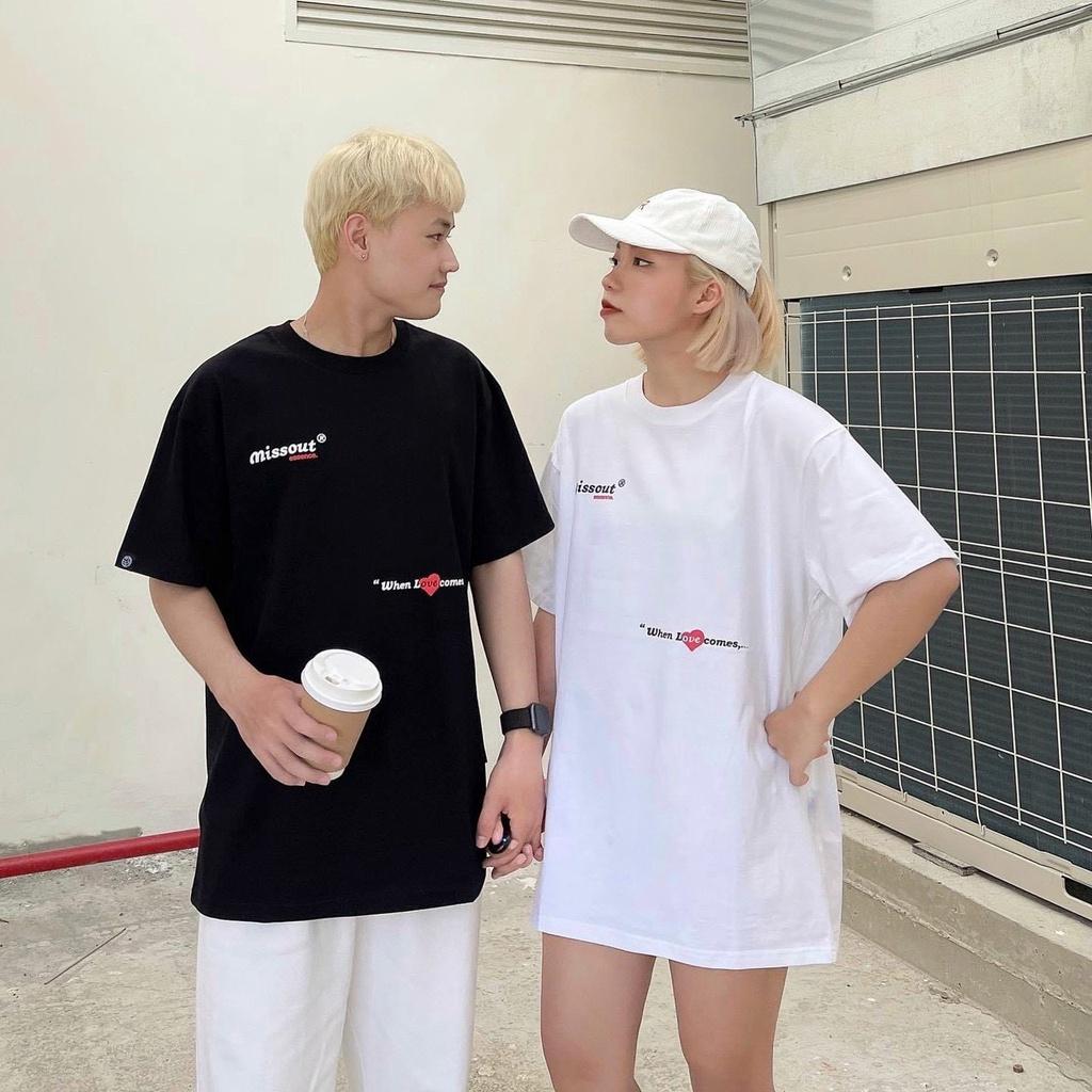 Áo Thun Local Brand Missout Nam Nữ Tay Lỡ Cotton Oversize Unisex Full Mạc