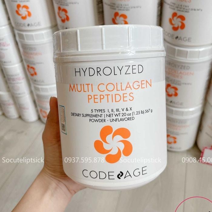 Bột Collagen Tổng Hợp Giúp Trẻ Hóa Da CodeAge Wild Caught Marine Peptides Powder 450Gram