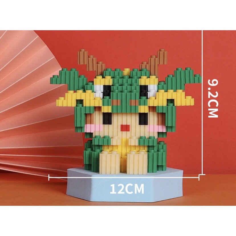 Lắp ráp nhân vật mini 3D hoạt hình và cung hoàng đạo 12 con giáp- hàng hot