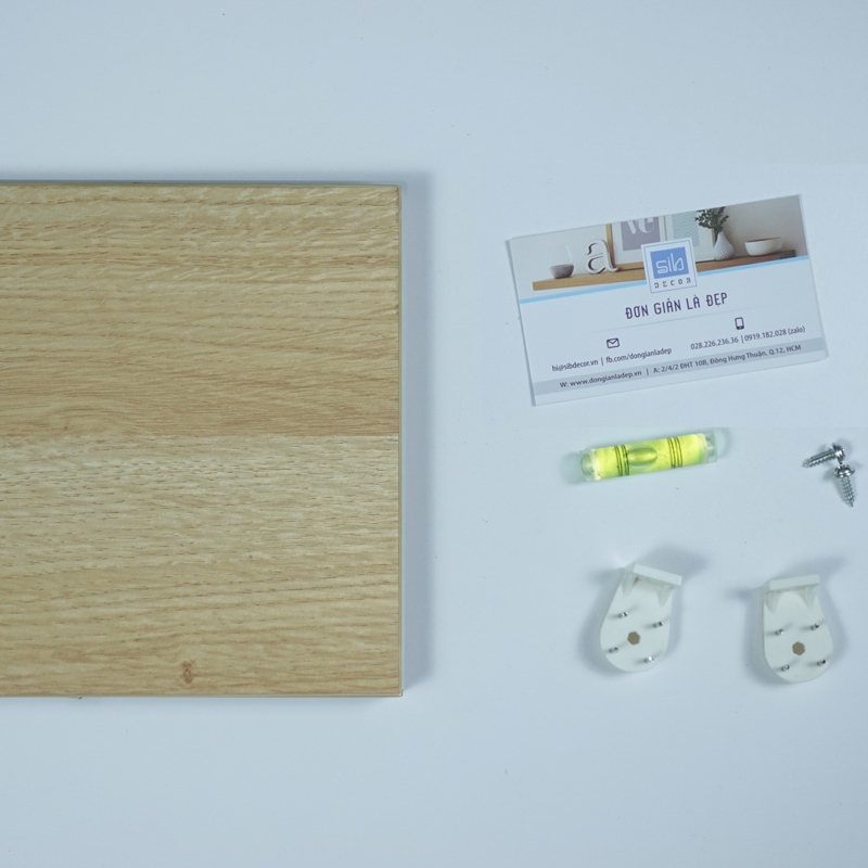 [Không khoan] Kệ Nail, Sơn Móng Dài 20cm Đến 50cm, Rộng 10cm Treo Tường Spa, Tiệm Nail SIB Decor KT010P