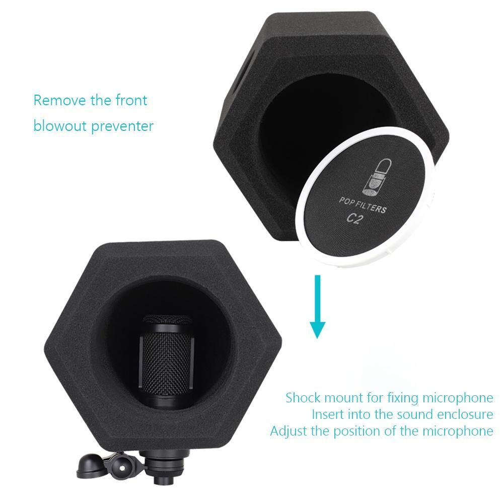 Micro C2 Thu Âm Chống Gió Giảm Tiếng Ồn