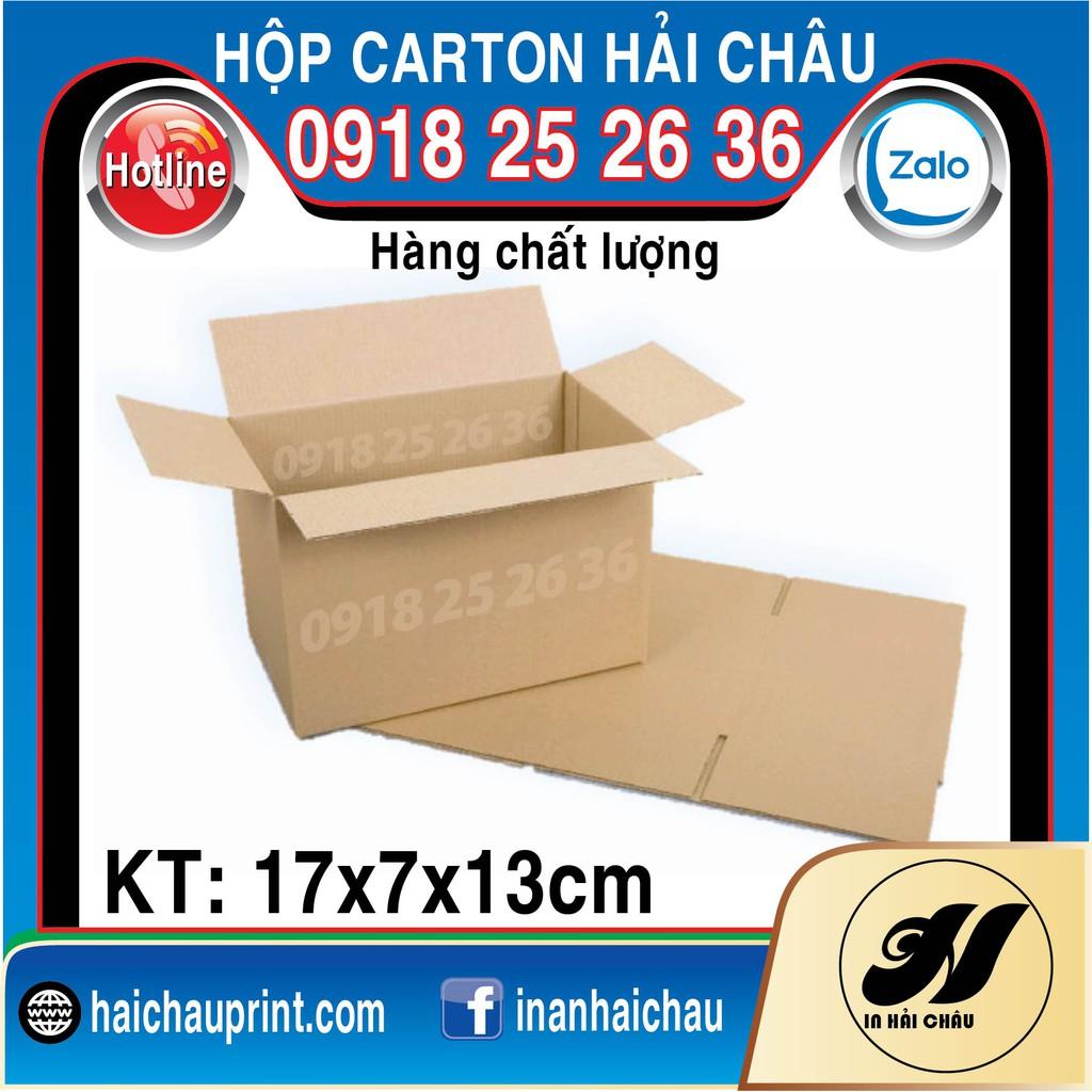 20 Hộp Carton, KT: 17x7x13cm, Hộp carton, Thùng carton, Hộp đóng hàng, Thùng đóng hàng, Hộp carton 3 lớp...