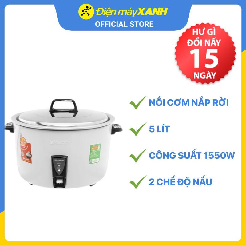 Nồi cơm nắp rời Sharp 5 lít KSH-D55V - Hàng chính hãng