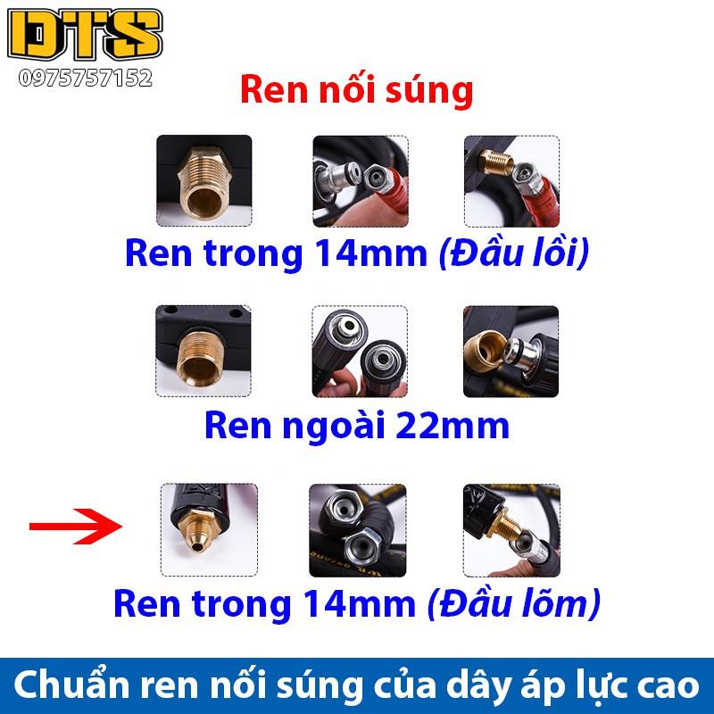 10m Dây rửa xe cao áp cho máy xịt rửa áp lực xịn