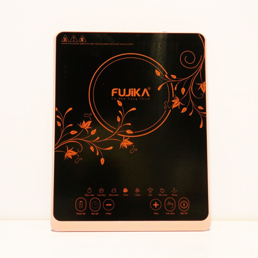 Bếp điện từ, bếp từ đơn 2000W Fujika - tặng kèm nồi lẩu inox-hàng chính hãng