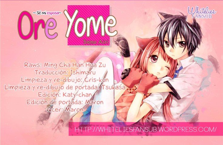 ore yome. - ore no yome ni nare yo chapter 35 3