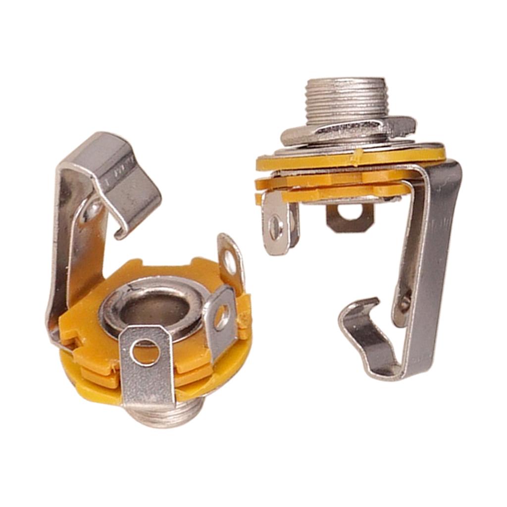 Sunnimix 2 Cái Thay Thế Đàn Guitar Điện Đầu Ra Jack Cắm Cho Fender Tele Gibson LP Đàn Guitar
