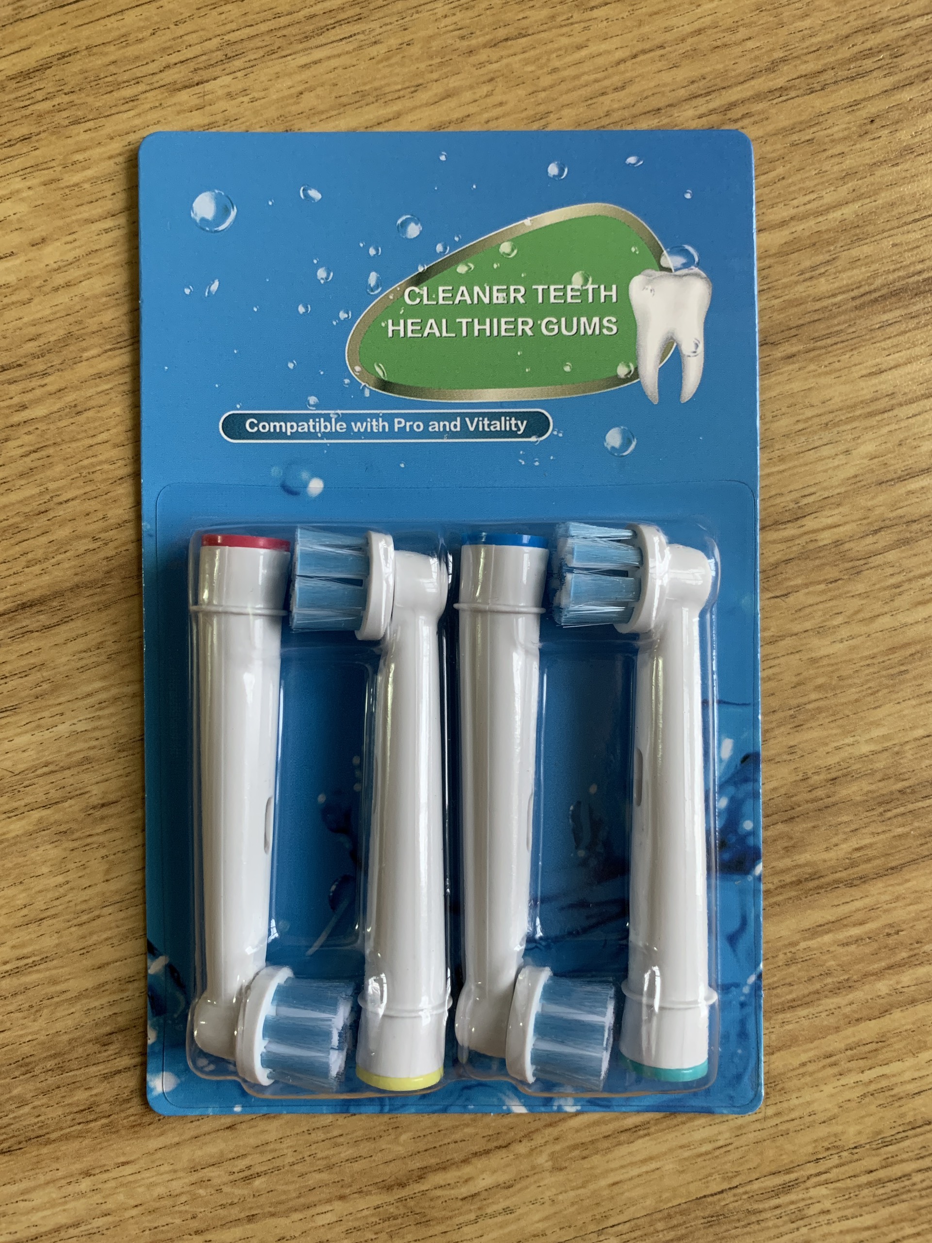 Cho máy Oral B Braun, Set bộ 4 Đầu Bàn Chải đánh răng điện thay thế Dan House New Gum Care, sợi cước siêu mềm, cho răng lợi nhạy cảm