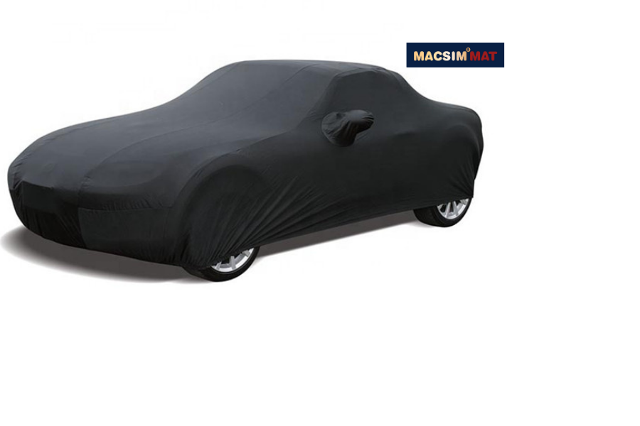 Bạt phủ ô tô Mercedes GLC nhãn hiệu Macsim sử dụng trong nhà chất liệu vải thun - màu đen