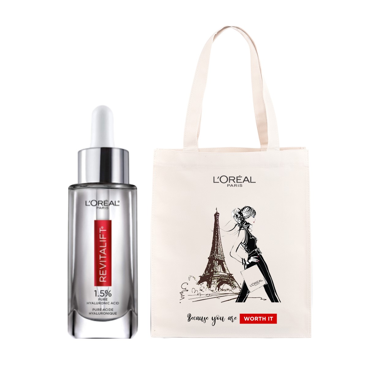 Serum L'oreal Paris Revitalift HA đậm đặc 30ml (Túi tote)