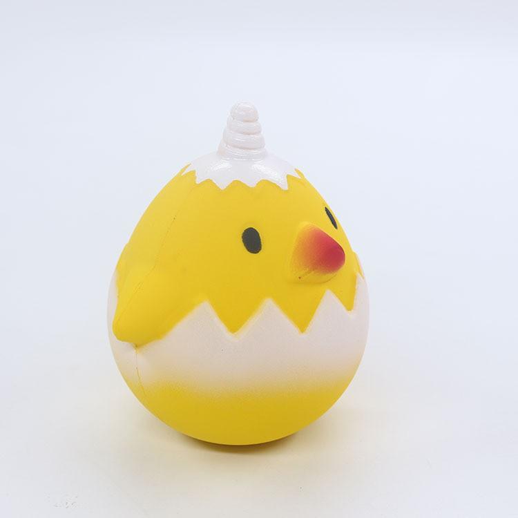 ĐỒ CHƠI SQUISHY GÀ CON TRONG TRỨNG 1 SỪNG