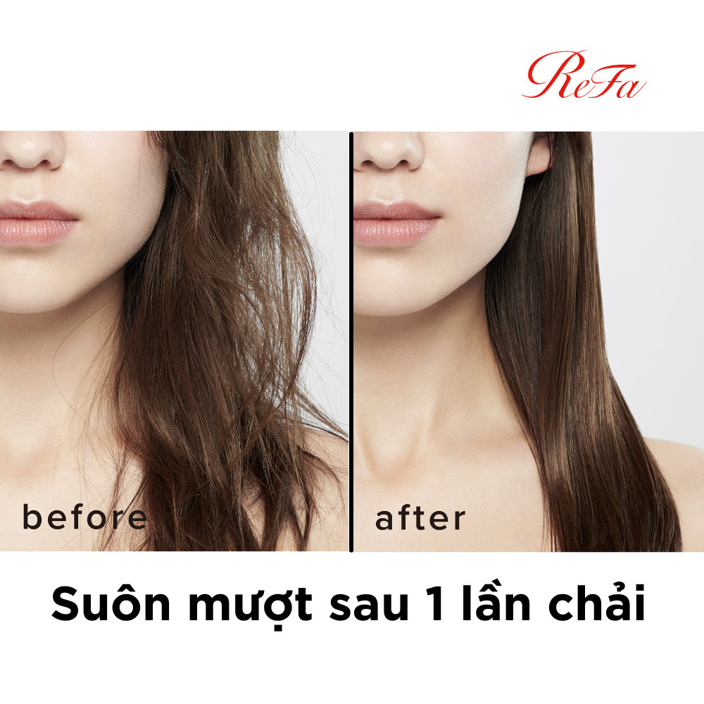 Lược gỡ rối tác động kép ReFa HEART BRUSH phiên bản màu