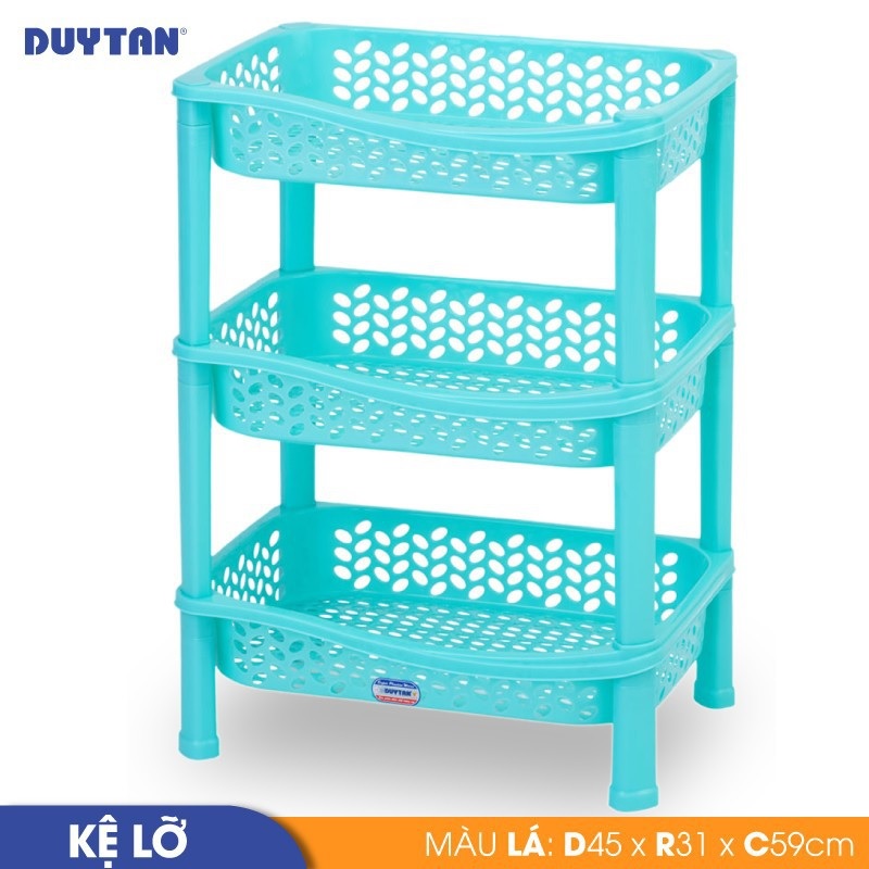 Kệ lỡ nhựa Duy Tân 3 ngăn  - 36930 - Giao màu ngẫu nhiên - Hàng chính hãng