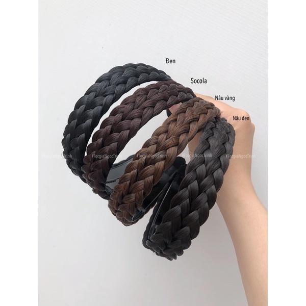 Cài bờm tóc giả tết bính to 4cm