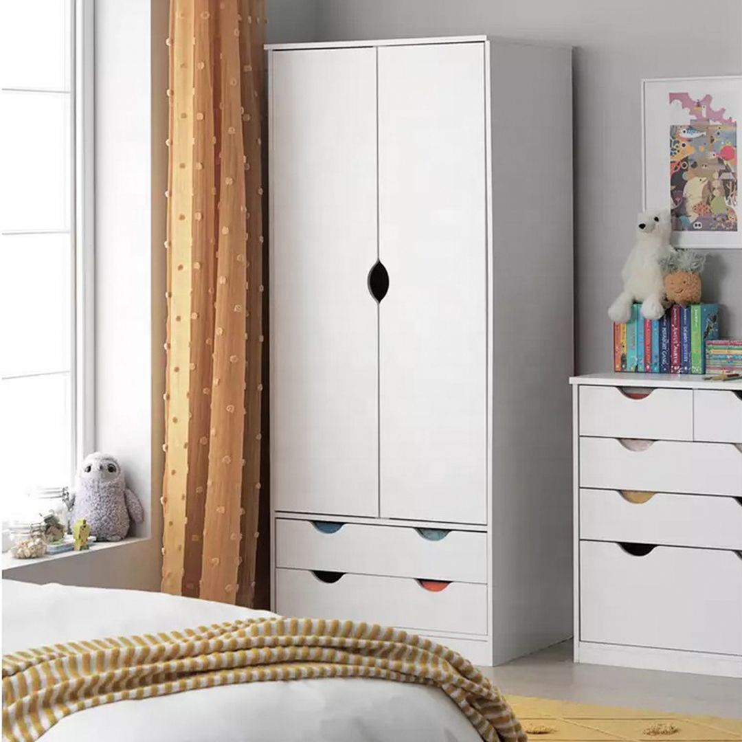 Tủ quần áo gỗ hiện đại SMLIFE Celeste | Gỗ MDF dày 17mm chống ẩm | D80xR50xC180cm