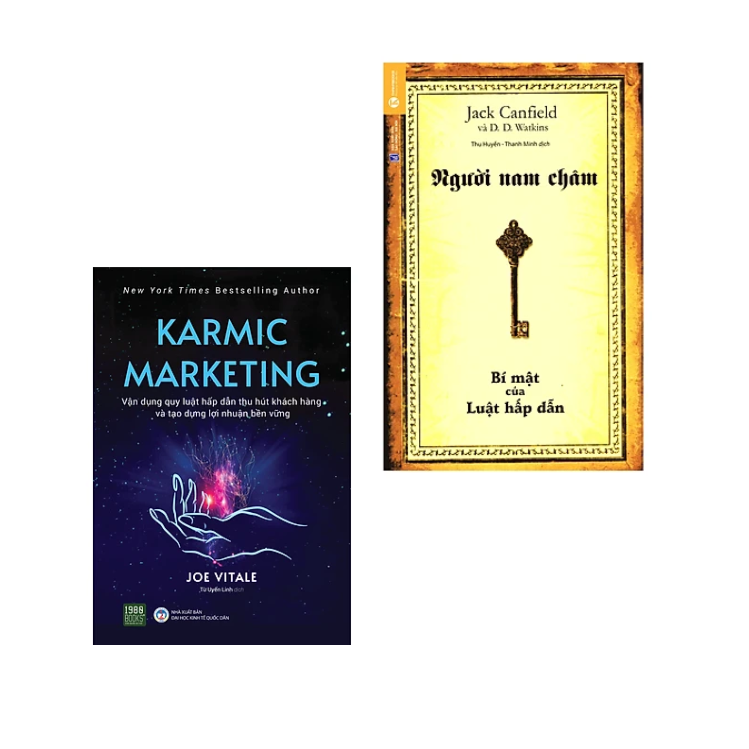Combo 2Q Sách Marketing - Bán Hàng : Karmic Marketing  - Vận Dụng Quy Luật Hấp Dẫn Thu Hút Khách Hàng Và Tạo Dựng Lợi Nhuận Bền Vững  +  Người Nam Châm - Bí Mật Của Luật Hấp Dẫn (Tái Bản)