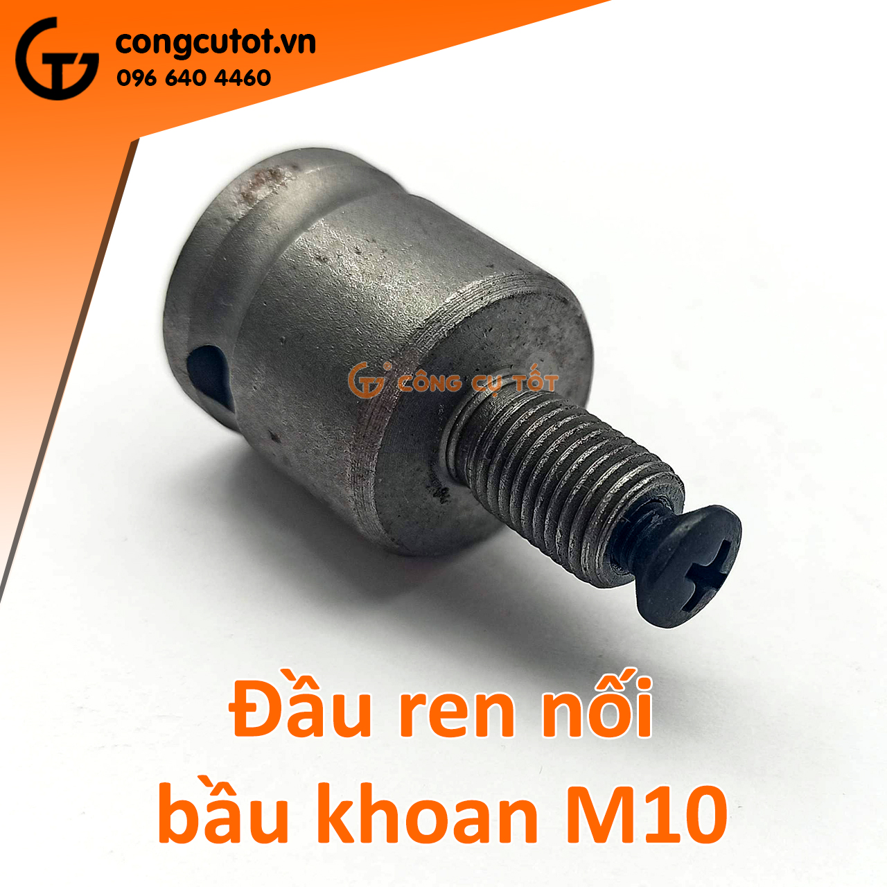 Đầu chuyển 1/2 ra đầu ren nối bầu khoan M10