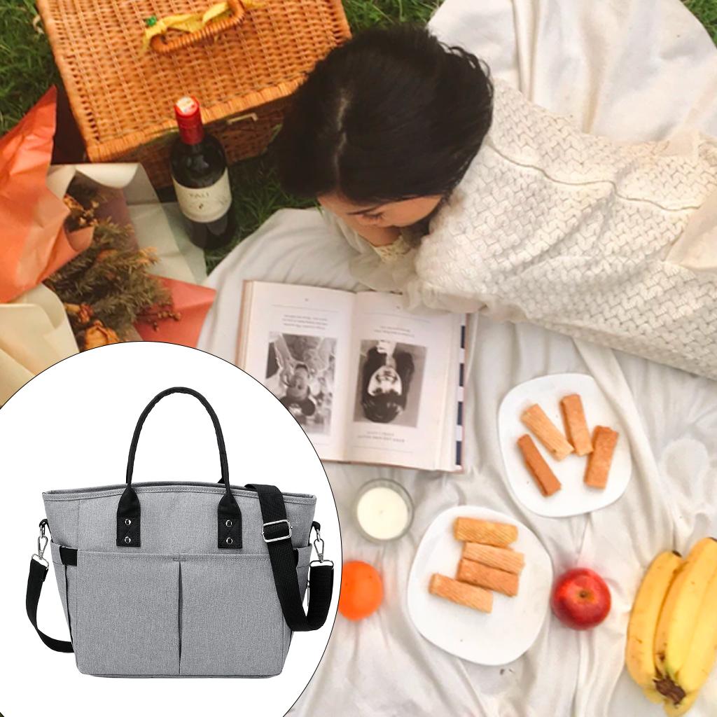 Colaxi Insulated Lunch Box Tote School Picnic Travel