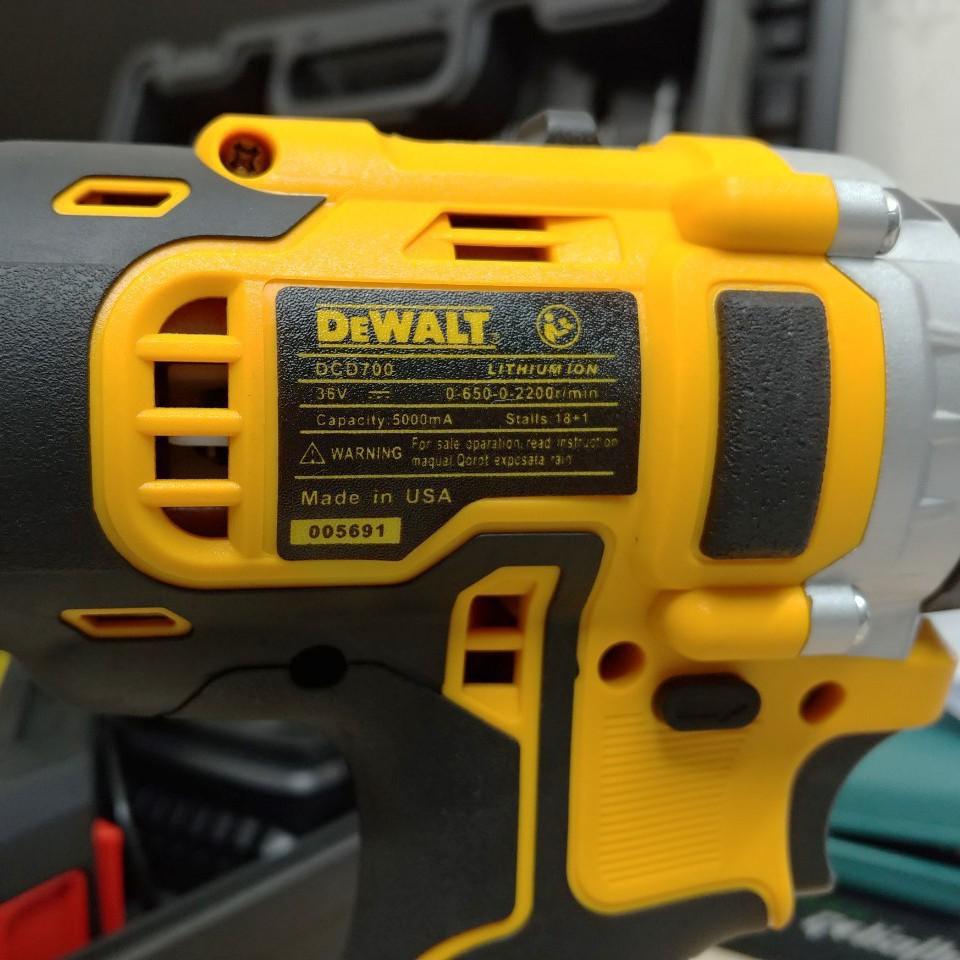 Máy khoan dùng pin DeWALT 36V - Động cơ 775 - Không chổi than - Pin 5 cell - 5Ah