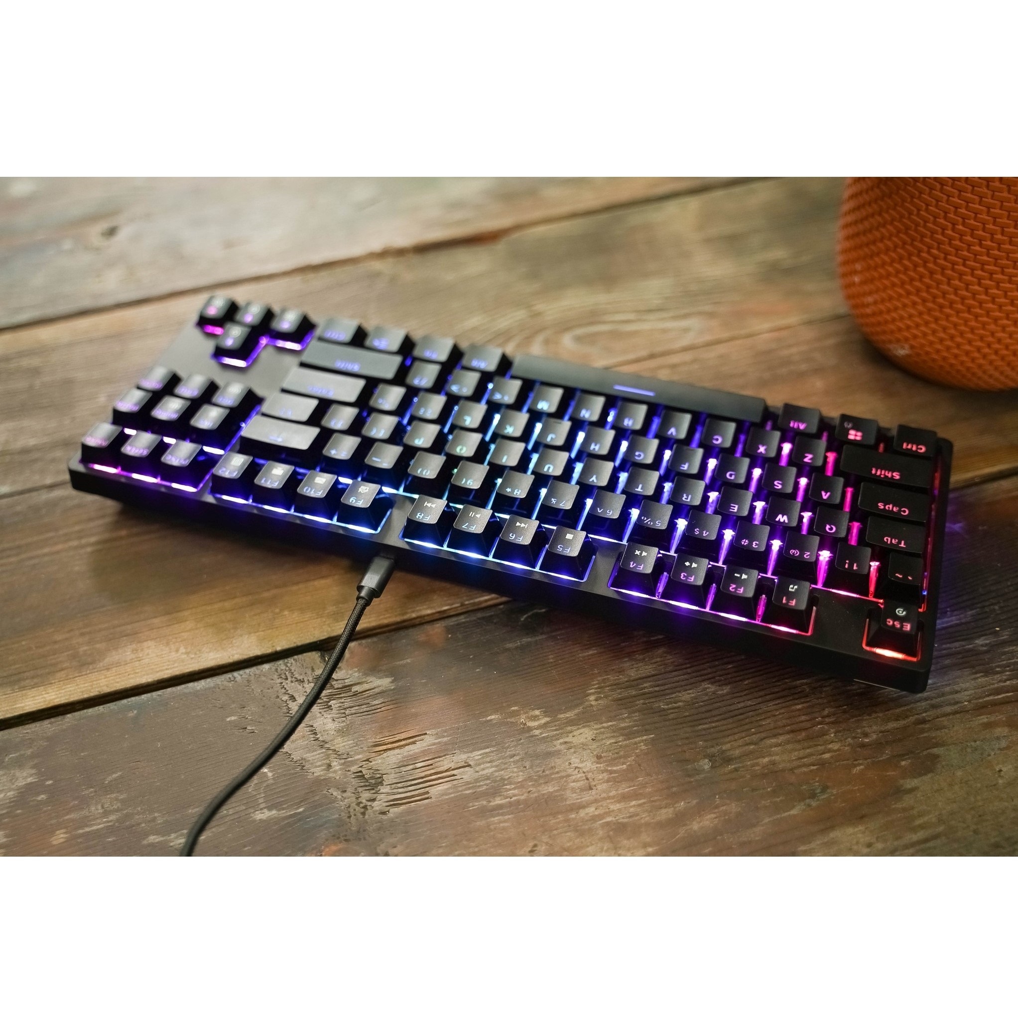 Bàn phím cơ gaming Fuhlen D87s RGB type-C Switch Blue/ Red/ Brown- Hàng chính hãng