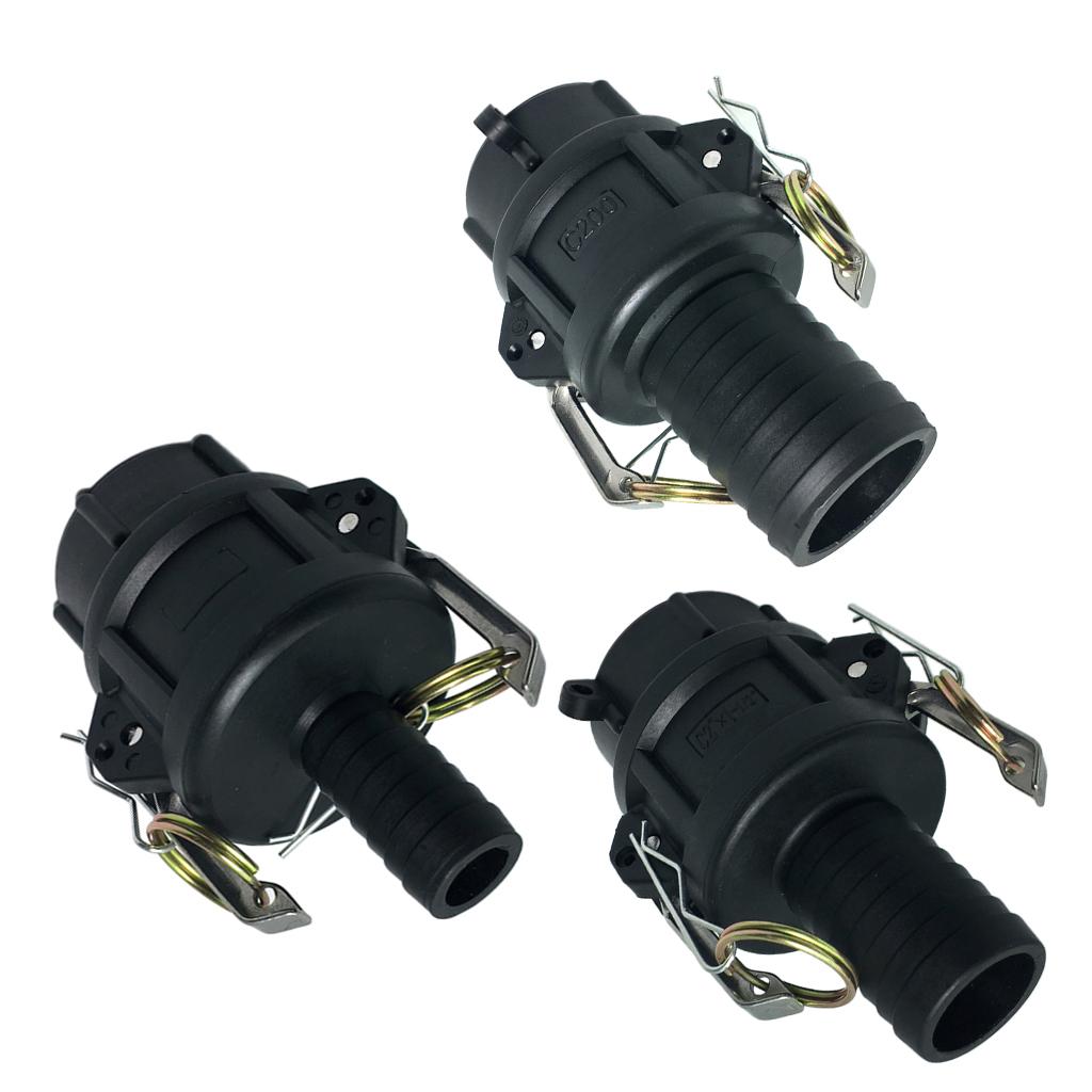 IBC Tote Tank Food Grade Drain Adapter 2inch Female Thread To 25-50mm Hose Pipe Fitting, 3 Sizes- Gardening Tools