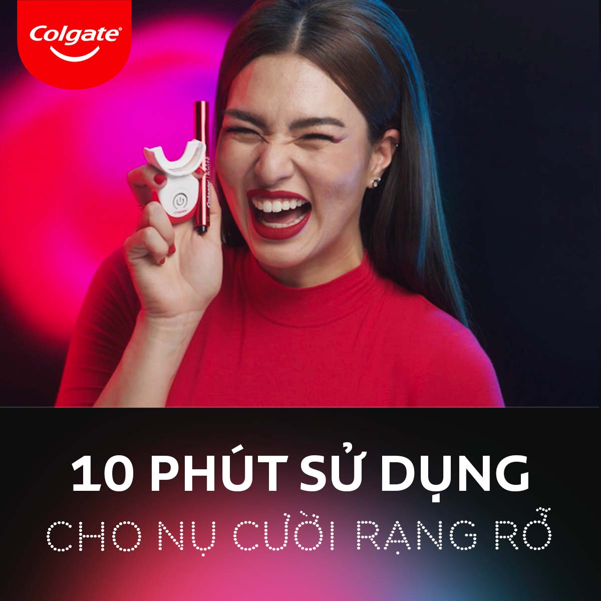 Bộ Kit làm trắng răng Colgate Optic White O2 an toàn tại nhà, không ê buốt