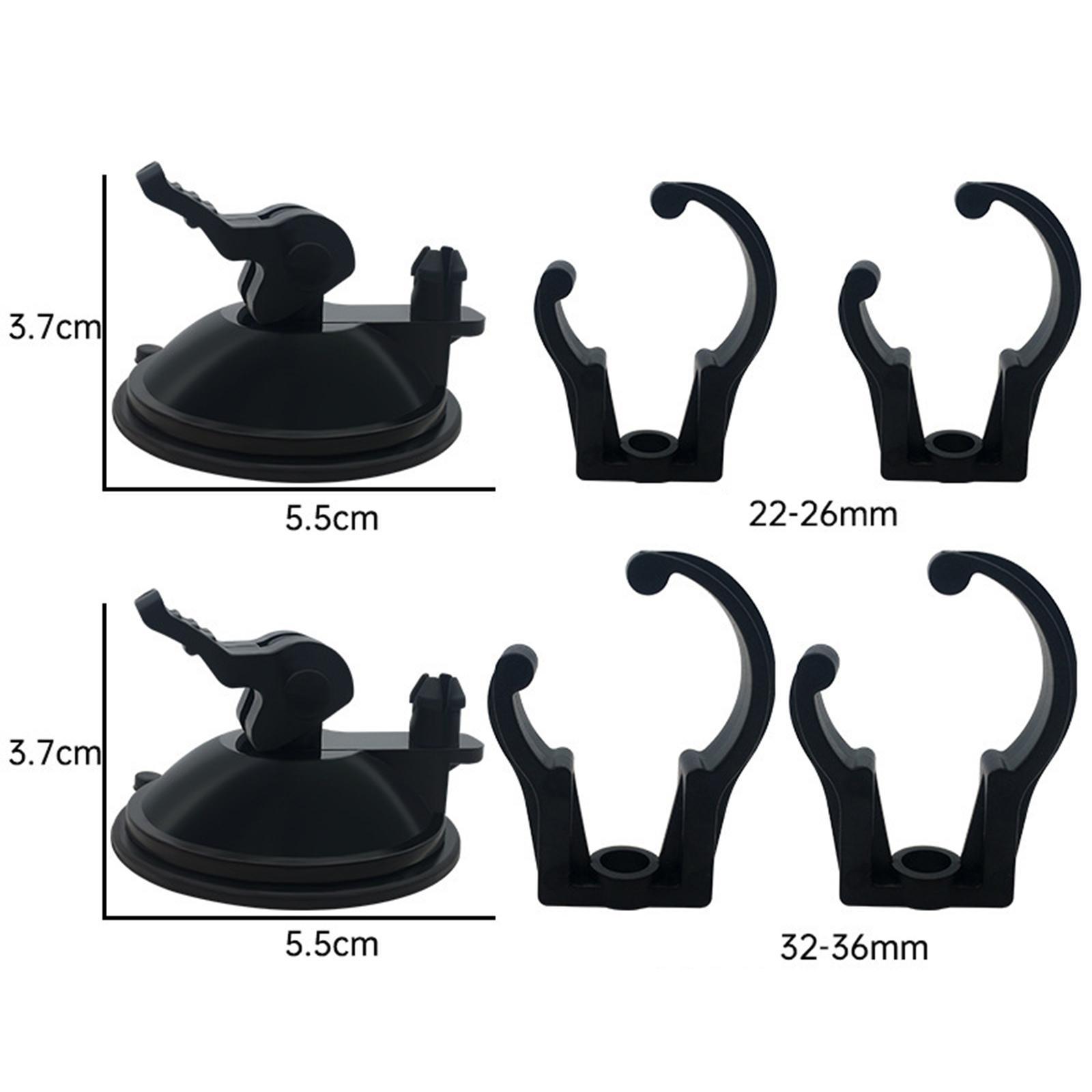 Aquarium Suction Cup Clips Fish Tank Hose Holder Clips Water Pipes LED Light