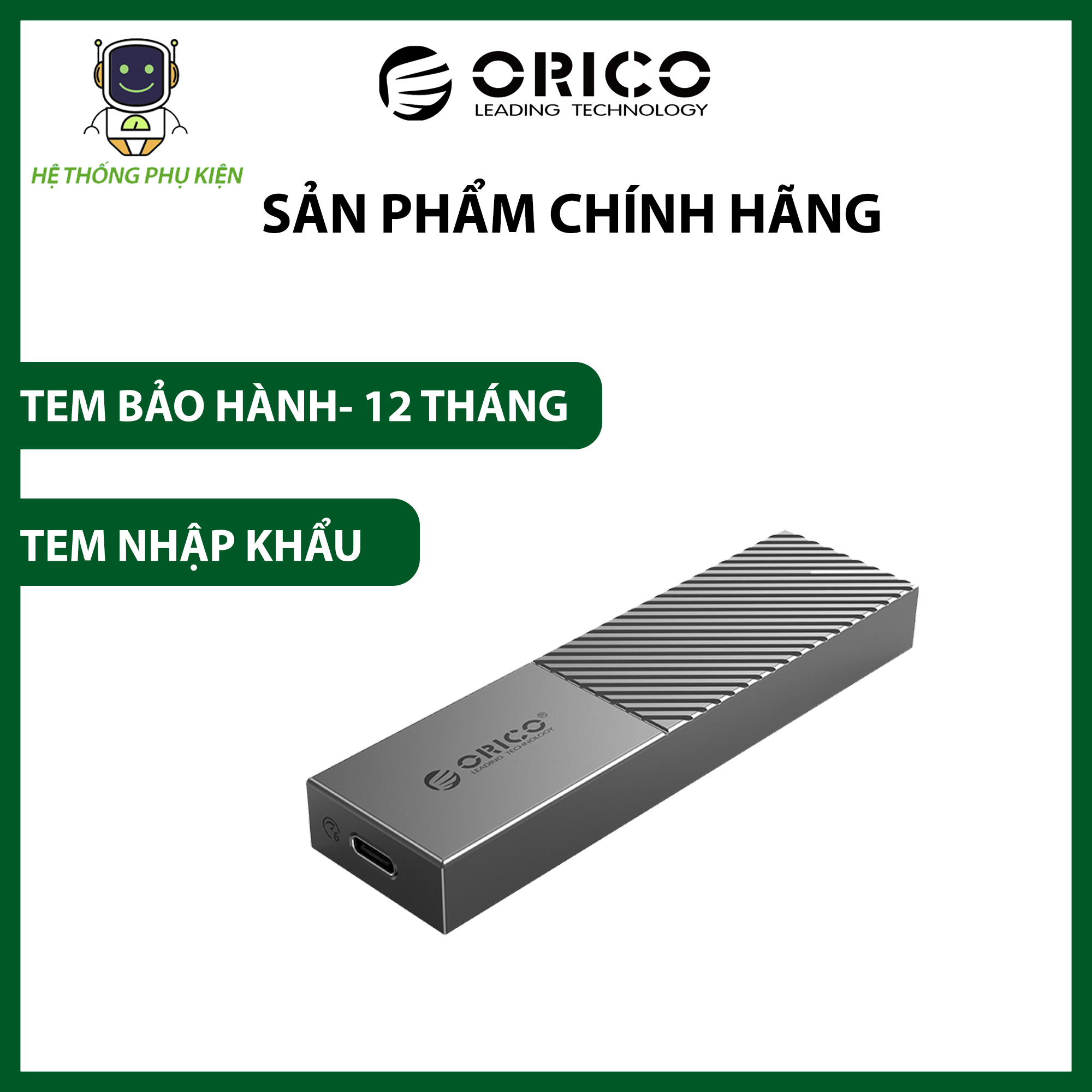 Hộp Ổ Cứng SSD M205C3 ORICO M.2 NGFF SSD (6G)- Hàng Chính Hãng