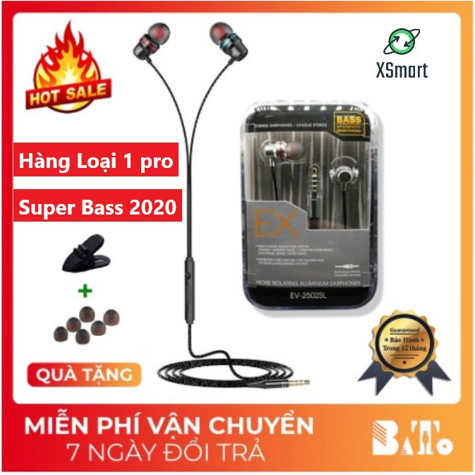 Tai Nghe Có Dây XSmart EV2020 PRO Siêu Hot SUPER BASS Giải Trí Chơi Game Điện Thoại, PC, Máy Tính, Laptop - Hàng Chính Hãng