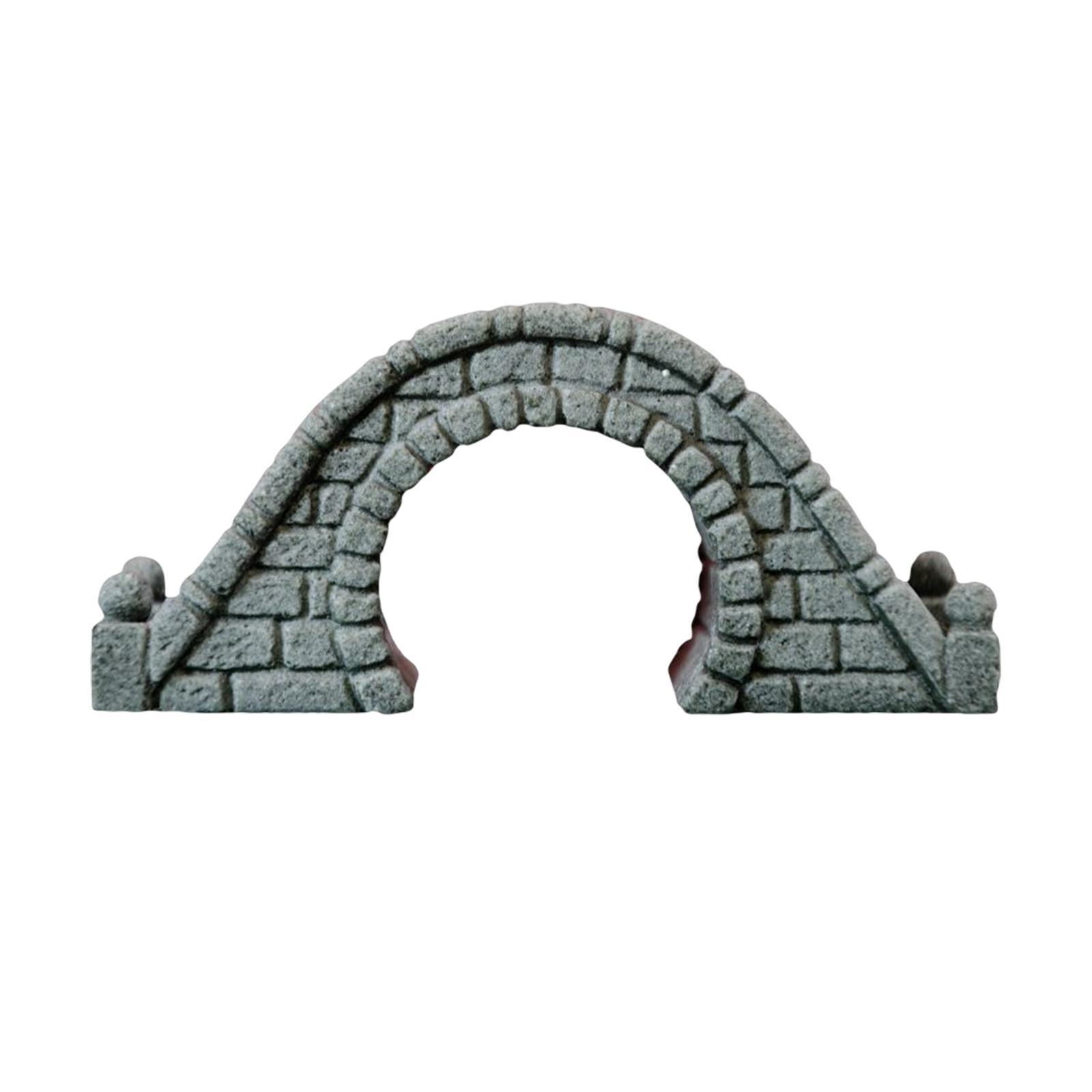 Miniature Bridge Micro Landscape Ornament Arch Bridge Figurine Resin Craft