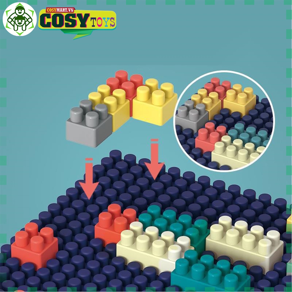 ĐỒ CHƠI LẮP GHÉP 520 CHI TIẾT SÁNG TẠO BUILDING BLOCK PARK