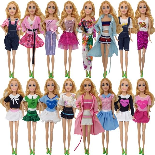 Quần áo búp bê - bộ 20 ngẫu nhiên