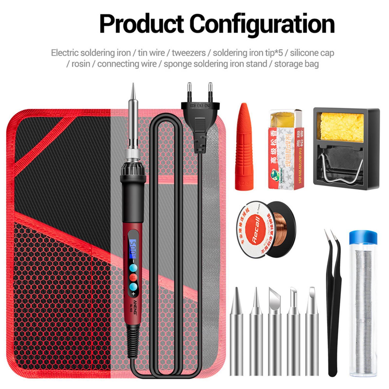 Soldering Iron Electric Gun Adjustable Temperature Welding Set