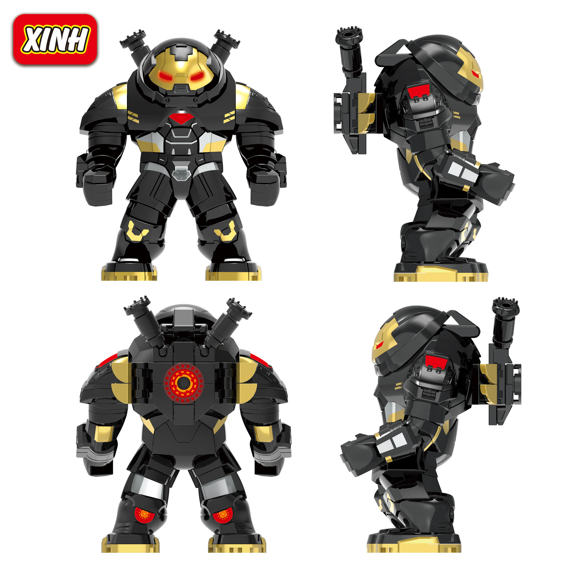 Mô Hình BIGFIG Nhân Vật Black Gold Hulkbuster X1160 Mẫu Mới Ra Siêu Đẹp