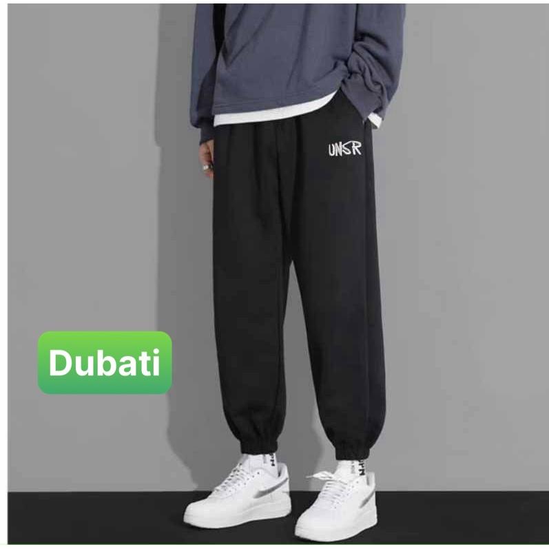 QUẦN JOGGER NAM NỮ UNISEX CHẤT NỈ DÀY DA CÁ ỐNG SUÔNG RỘNG USRA PHONG CÁCH XỊN SÒ -DUBATI FASHION