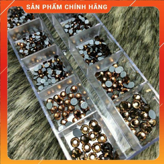 Khay đá chân lưới màu trà mix size 1440 viên Thiên Di Nail