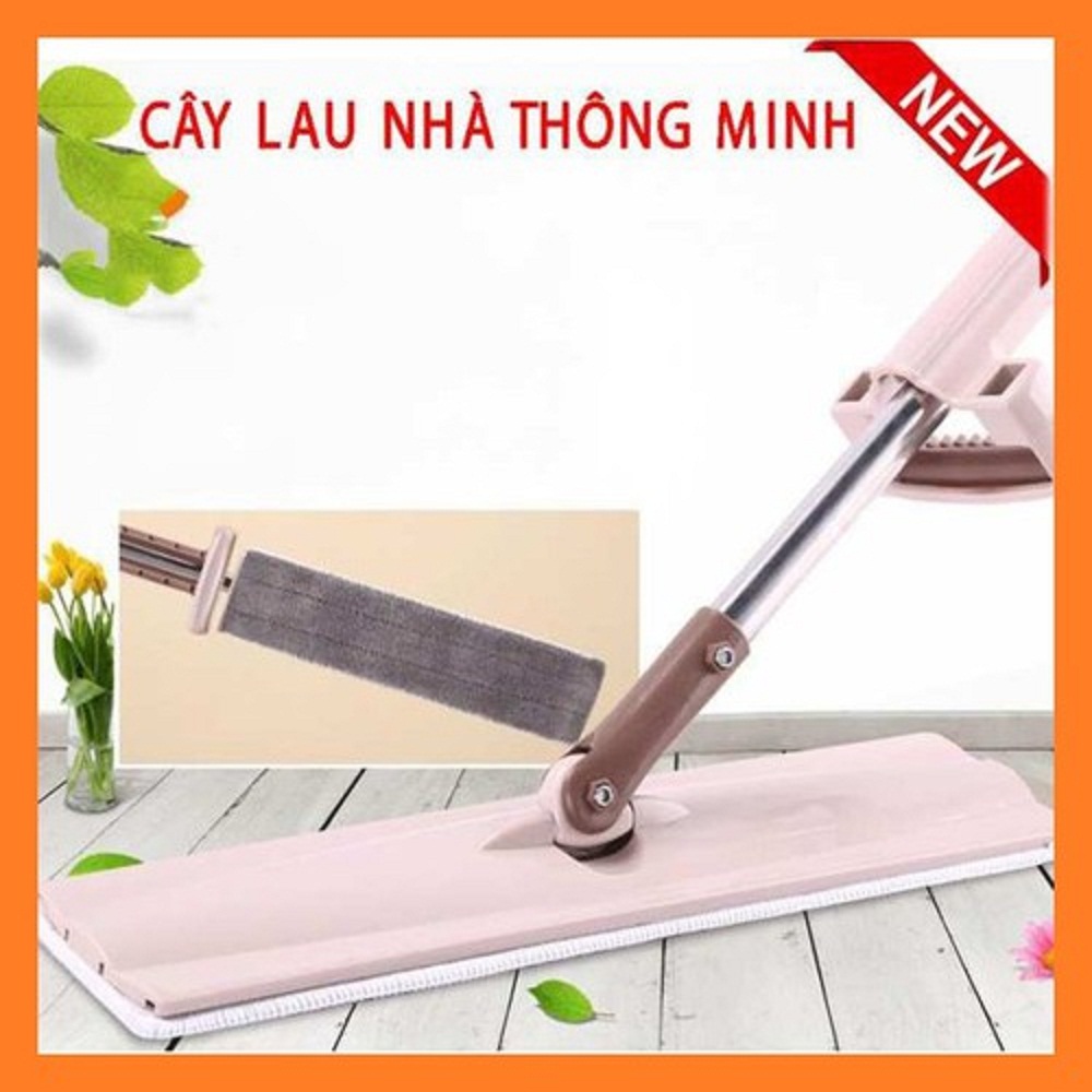 Cây lau nhà tự vắt thông minh xoay 360 độ đa năng lau kính trần nhà