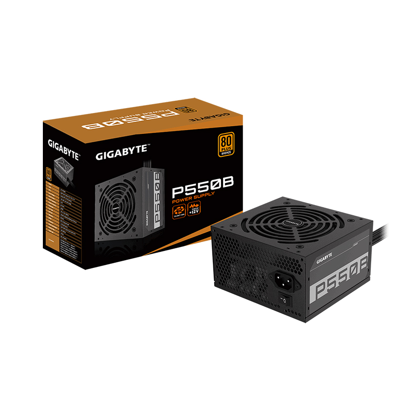 Bộ nguồn máy tính Gigabyte GP-P550B 5‎50W 80 PLUS Bronze (POWER096) - Hàng Chính Hãng